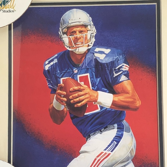 Drew Bledsoe New England Patriots Framed Art Print - Picture 2 of 6